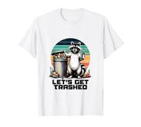Divertido Animal de Fiesta para Beber, Mapache, de Let's Get Trashed Camiseta
