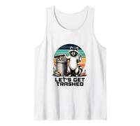 Divertido Animal de Fiesta para Beber, Mapache, de Let's Get Trashed Camiseta sin Mangas