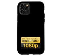 Divertido Año Nuevo Resolución Tecnología 1080p Video HD Humor Carcasa para iPhone 11 Pro