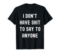 Divertido Antisocial Introvertido Introvertido Tímido Socialmente Torpe Camiseta