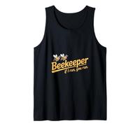 Divertido Apicultor Diciendo Que si te corro Corre Humor Camiseta sin Mangas