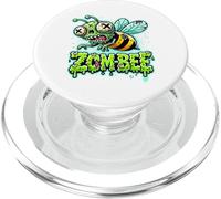 Divertido Apocalipsis de Zom-Bee: Horror de Abejas vivientes espeluznantes Halloween PopSockets PopGrip para MagSafe