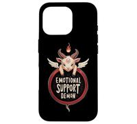 Divertido Apoyo Emocional Demon Kawaii Baphomet Goth Carcasa para iPhone 16 Pro