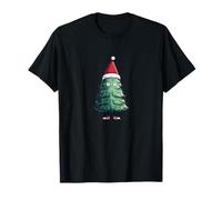 Divertido árbol de Dibujos Animados en Navidad para Adultos y niños Camiseta