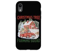 Divertido árbol de Navidad. Chiste del Agricultor Carcasa para iPhone XR