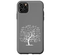 Divertido árbol matemático. Donde la geometría se encuentra con la naturaleza Carcasa para iPhone 11 Pro Max