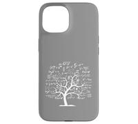 Divertido árbol matemático. Donde la geometría se encuentra con la naturaleza Carcasa para iPhone 15