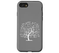 Divertido árbol matemático. Donde la geometría se encuentra con la naturaleza Carcasa para iPhone SE (2020) / 7 / 8