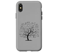 Divertido árbol matemático. Donde la geometría se Encuentra con la Naturaleza Carcasa para iPhone X/XS