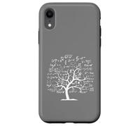 Divertido árbol matemático. Donde la geometría se encuentra con la naturaleza Carcasa para iPhone XR