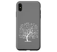Divertido árbol matemático. Donde la geometría se encuentra con la naturaleza Carcasa para iPhone XS Max