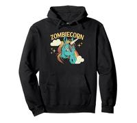 Divertido arcoíris de Halloween para Amantes del Unicornio Zombi de Zombiecorn Sudadera con Capucha