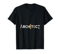 Divertido Arquitecto Diciendo Herramientas Iconos Letras Gráfico Camiseta
