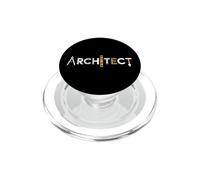 Divertido Arquitecto Diciendo Herramientas Iconos Letras Gráfico PopSockets PopGrip para MagSafe