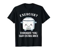 Divertido Arrocera Ejercicio Asiático Amor Comida China Lejano Oriente Camiseta