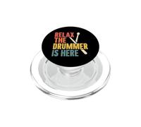 Divertido Arte de batería para Hombres y Mujeres, batería PopSockets PopGrip para MagSafe