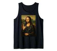 Divertido arte de heavy metal de la banda de rock de Mona Lisa Camiseta sin Mangas