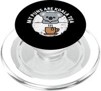 Divertido Arte de Koalas: mis Juegos de Palabras Son té de Koalas, Lindos Juegos de Palabras con Animales PopSockets PopGrip para MagSafe