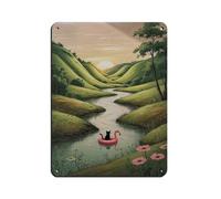 Divertido arte de pared con póster retro peculiar de metal, letrero de estaño, arte elegante, pintura de hierro, bar, cueva de personas, cafetería, garaje, póster decorativo de pared, 30 x 40 cm