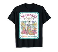 Divertido Arte de The Crocheter Hooked On Stitches para Amantes del Ganchillo Camiseta