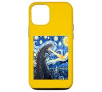Divertido arte nocturno de monstruos de Starry Kaiju Carcasa para iPhone 12/12 Pro