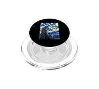 Divertido Arte Nocturno de Monstruos de Starry Kaiju PopSockets PopGrip para MagSafe