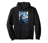 Divertido arte nocturno de monstruos de Starry Kaiju Sudadera con Capucha