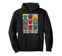 Divertido Arte Pop de Dachshund de «You Can Never Have Too Many Wieners» Sudadera con Capucha