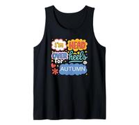 Divertido Arte Pop estético Retro otoñal para entusiastas del otoño Camiseta sin Mangas