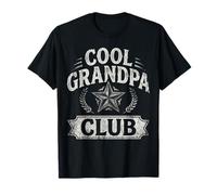 Divertido artículo de Regalo con Insignia Retro con Forma de Estrella de Cool Grandpa Club Camiseta