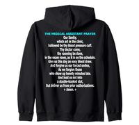 Divertido Asistente médico oración clínica ambulatoria Humor Sudadera con Capucha