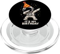 Divertido Astronauta Dabbing Its my Birthday Space Bday Boys Girl PopSockets PopGrip para MagSafe