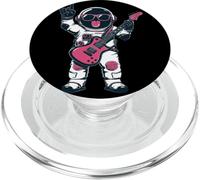 Divertido Astronauta Guitarrista Rock Música Espacio Tema Diseño PopSockets PopGrip para MagSafe