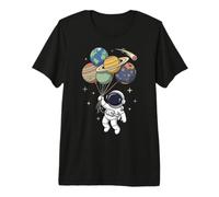 Divertido Astronauta Planetas Niños Niñas Niños Astronomía Espacio Camiseta Premium
