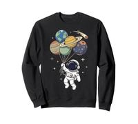 Divertido Astronauta Planetas Niños Niñas Niños Astronomía Espacio Sudadera