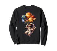 Divertido Astronauta Planetas Niños Niñas Niños Astronomía Espacio Sudadera