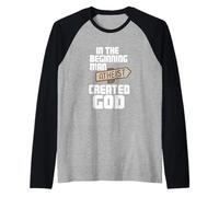 Divertido Ateísmo Ateo Religión No Creyentes Ningún Dios Camiseta Manga Raglan