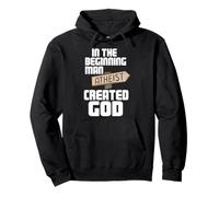 Divertido Ateísmo Ateo Religión No Creyentes Ningún Dios Sudadera con Capucha