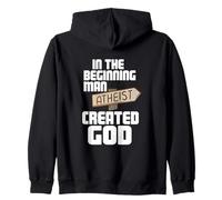 Divertido Ateísmo Ateo Religión No Creyentes Ningún Dios Sudadera con Capucha
