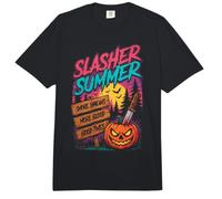 Divertido Atuendo de Verano de Slasher Smore Scream GreatTimes Comfort Colors Adult Heavyweight T-Shirt
