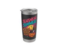 Divertido atuendo de verano de Slasher Smore Scream GreatTimes Vaso térmico de acero inoxidable de doble pared