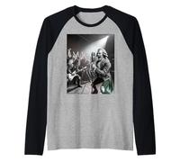 Divertido Atuendo Mozart Rock Fun - Clásico Heavy Meets Metal Camiseta Manga Raglan