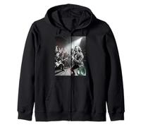 Divertido Atuendo Mozart Rock Fun - Clásico Heavy Meets Metal Sudadera con Capucha