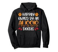 Divertido Aussie Doodle Papá felizmente Propiedad de un Garabato Australiano Sudadera con Capucha