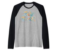Divertido avión de segundo grado de regreso a la escuela niños niñas Camiseta Manga Raglan