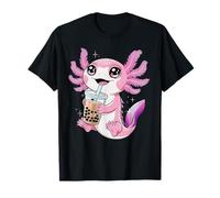 Divertido Axolotl Kawaii Axolotls Girls Kids Axolotl Art Camiseta