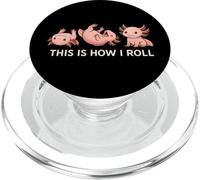 Divertido Axolotl This Is How I Roll Animal Lover Niños Niñas Niño PopSockets PopGrip para MagSafe