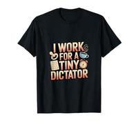 Divertido Baby Dictator Humor de crianza cansado para padres Camiseta