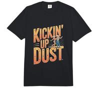 Divertido bailarín de línea Kickin' Up Dust Country Line Dancing Comfort Colors Adult Heavyweight T-Shirt