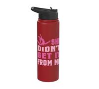 Divertido Baile Mamá Ella No Consiguió De Mí Bailarina Stainless Steel Insulated Water Bottle
